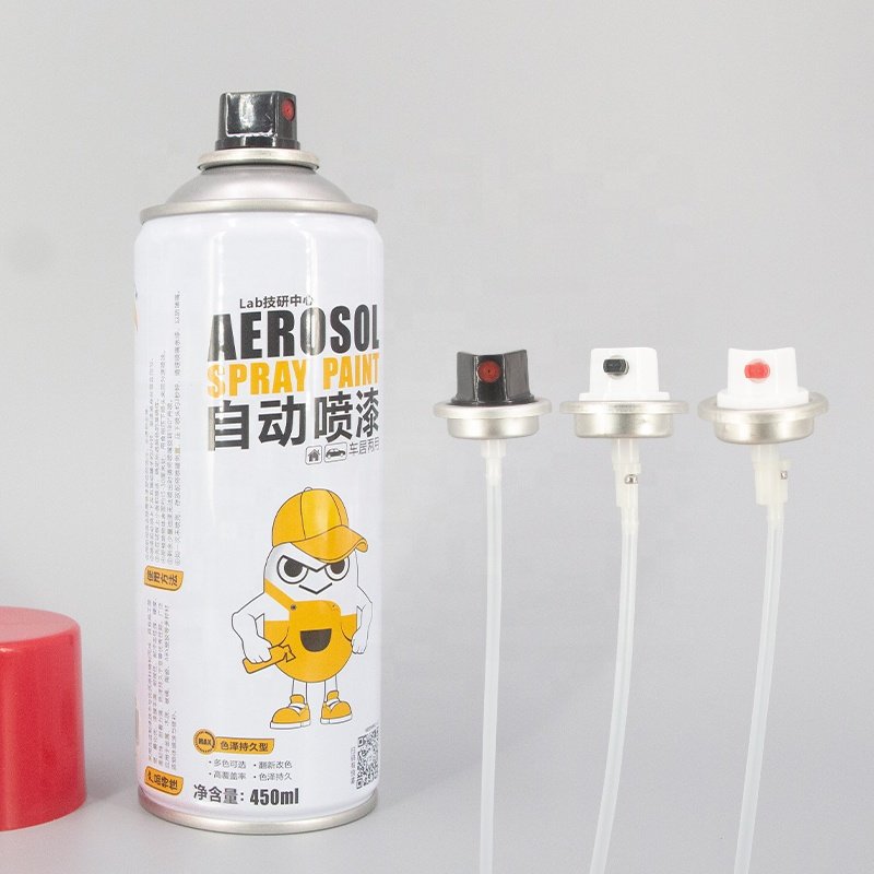 Valves and masks for oxygen aerosol cans aerosol spray valve actuator