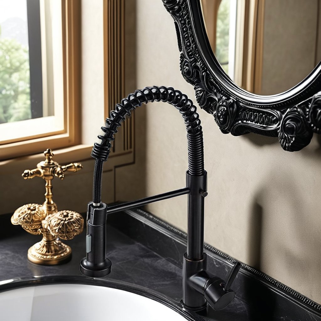 Modern Stainless Steel Kitchen Faucet Tap for Hotel or Apartment Deck Mounted with Ceramic Valve Sleek Sink Mixer