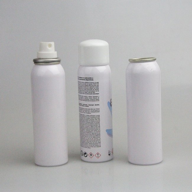 100ml empty black and gold aerosol can with Bag On Valve Edible Oil Aerosol Bottles