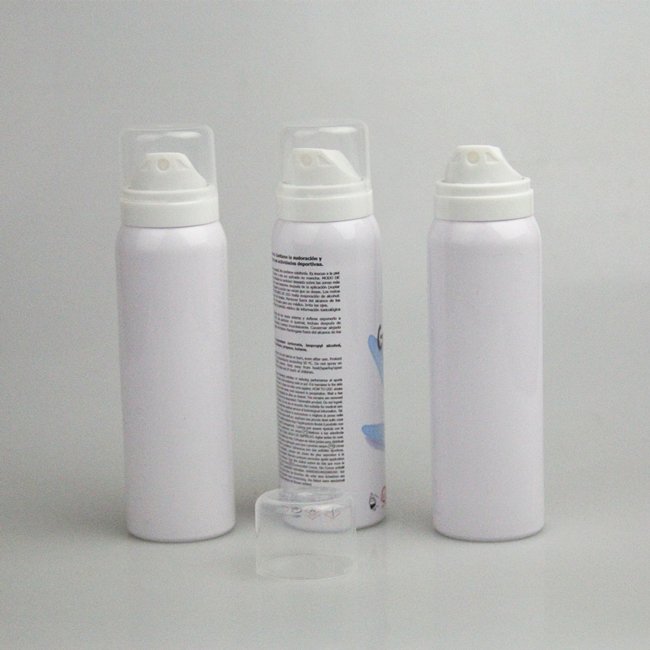100ml empty black and gold aerosol can with Bag On Valve Edible Oil Aerosol Bottles