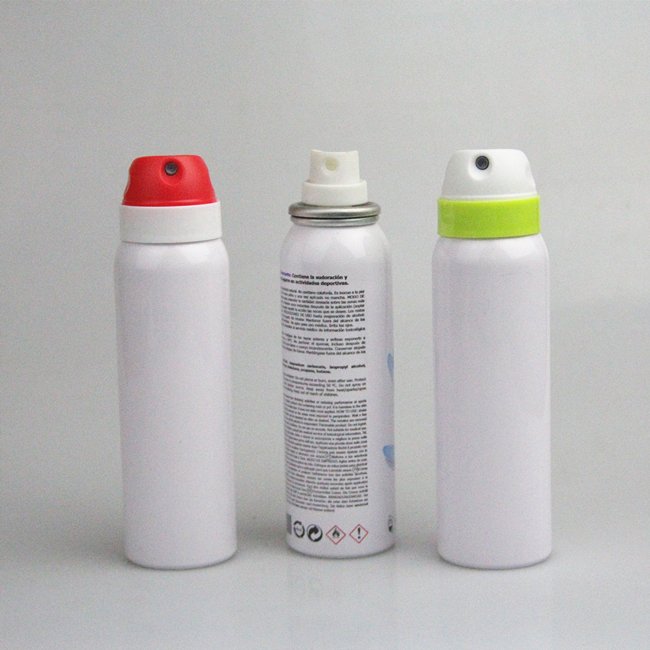 100ml empty black and gold aerosol can with Bag On Valve Edible Oil Aerosol Bottles