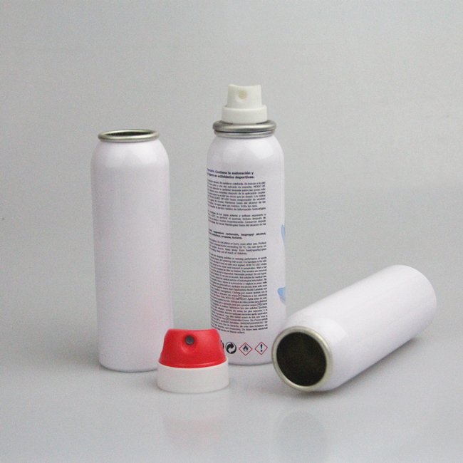 100ml empty black and gold aerosol can with Bag On Valve Edible Oil Aerosol Bottles