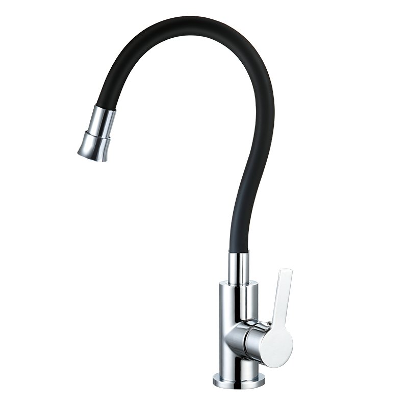 Chaoling hot sale deck mounted 201 SS pull down single handle kitchen sink mixer tap