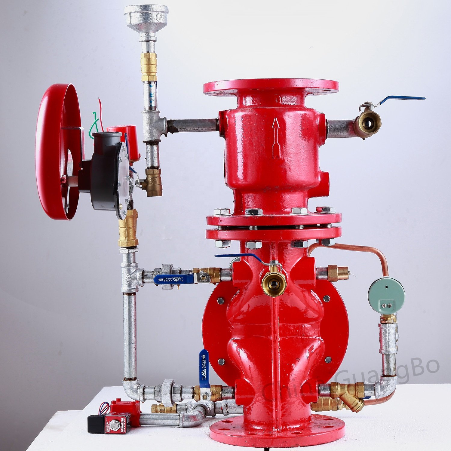 ZSFY100 4 inch DN100 Flange Fire Preaction Alarm Valve Ductile Cast Iron Body not stainless steel