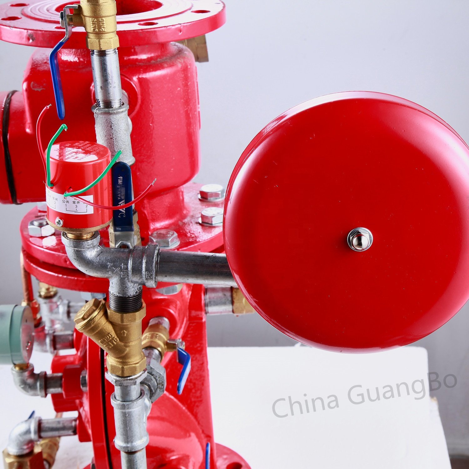 ZSFY100 4 inch DN100 Flange Fire Preaction Alarm Valve Ductile Cast Iron Body not stainless steel