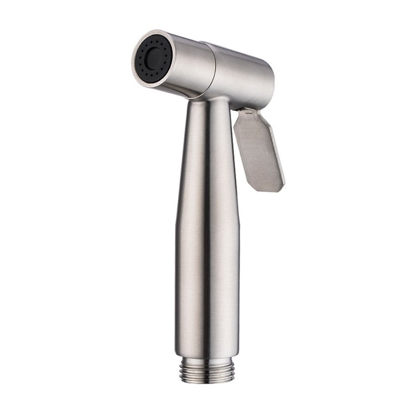 Hot sales stainless steel shattaf bidet set toilet sprayer black with hose and holder