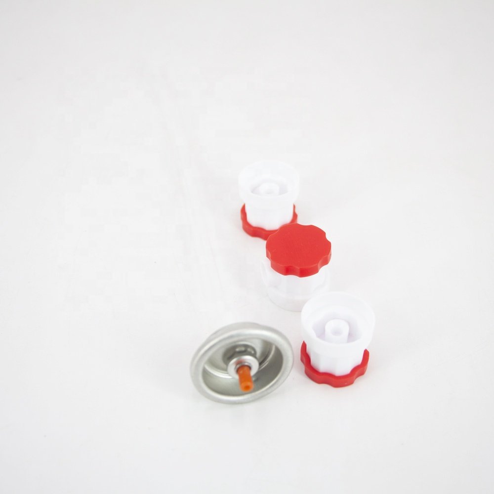 Custom 25.4MM 28MM Aerosol Can valves and actuators for Aerosol Spray Cans