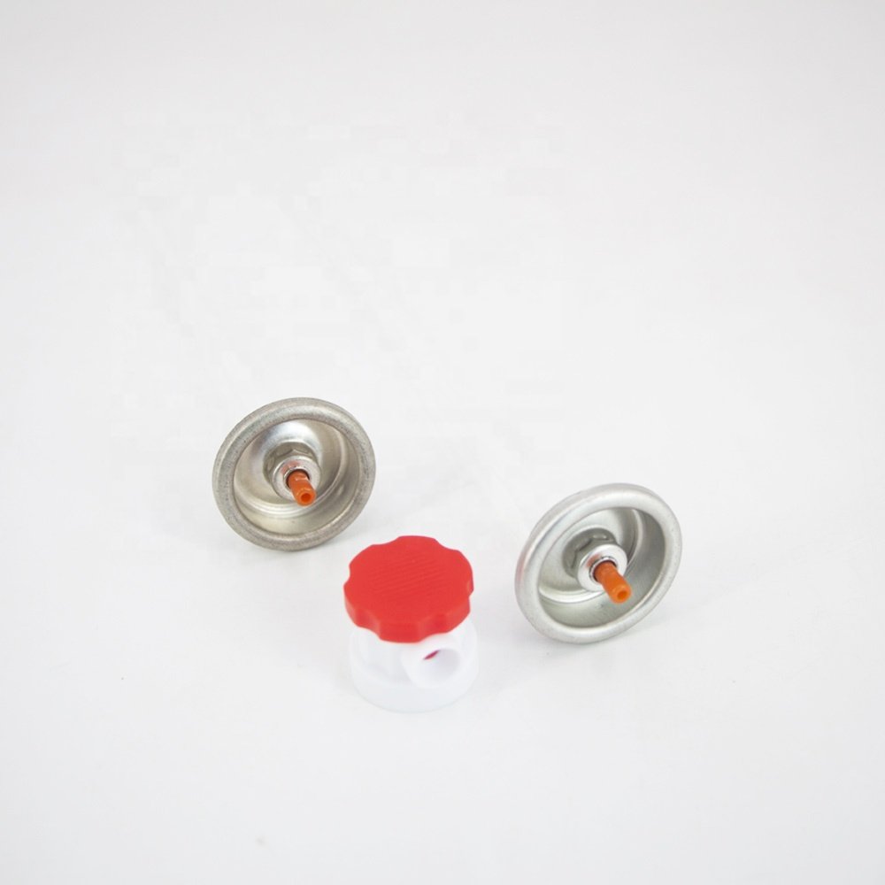Custom 25.4MM 28MM Aerosol Can valves and actuators for Aerosol Spray Cans
