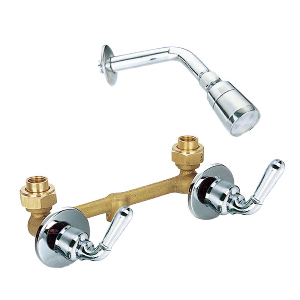 american Wall Mounted 8 inch two handle buthtub & Shower Valve with/without Shower spray Head