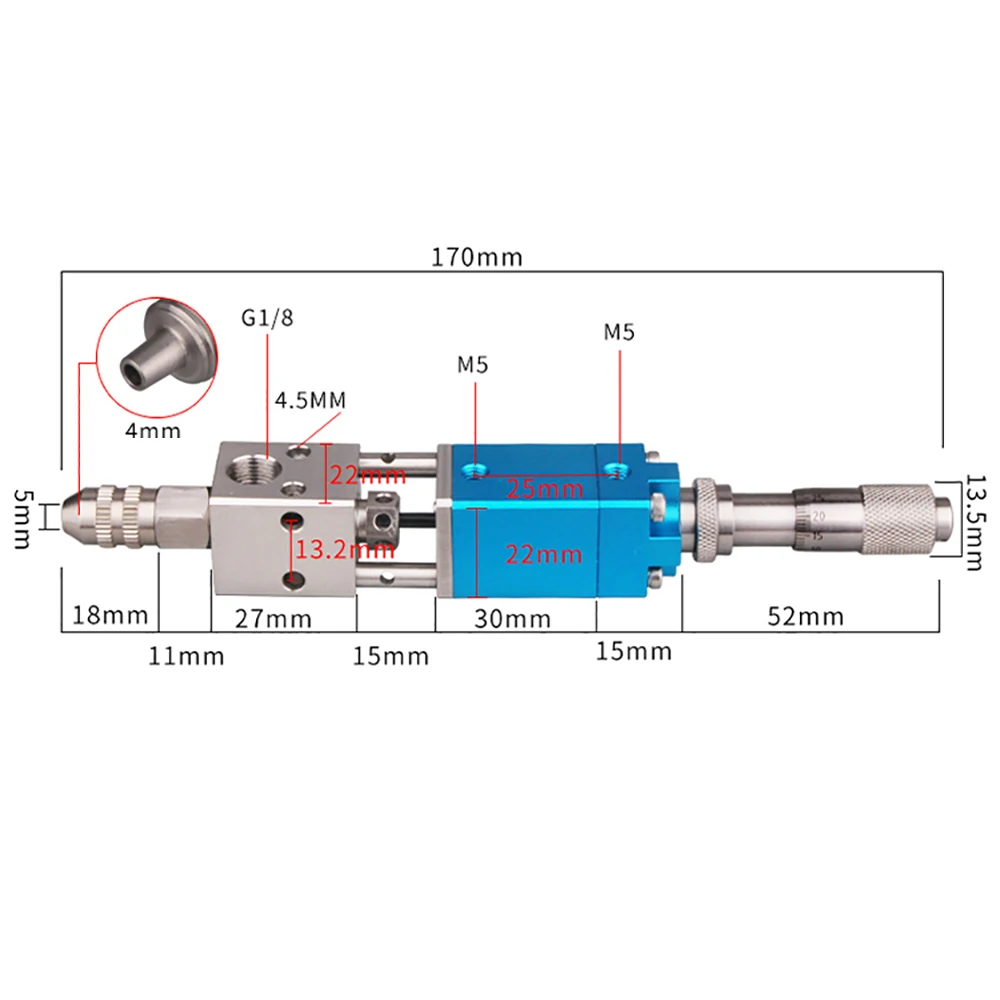 MY-2121Q Precision Valve Glue Dispenser Valve Liquid Glue Dispensing Press Valve