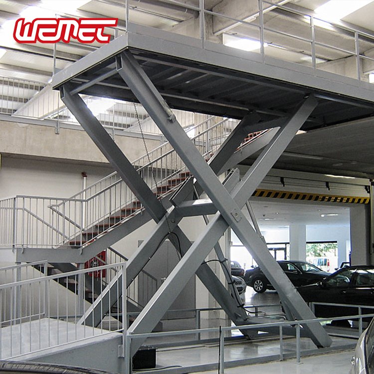 WEMET 4T scissor electric hydraulic cheap manual car alignment lifts for home garage
