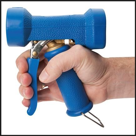 Heavy Duty wash Gun 1/2 BSP Brass Inlet with Scuff resistant Rubber Handle Garden spray gun