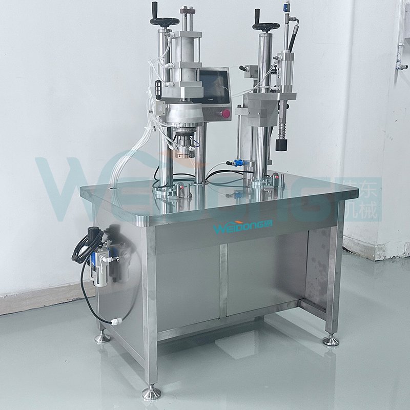 Bag on valve spray can filling machine speed 600-900 cans per min bov bag on valve machine