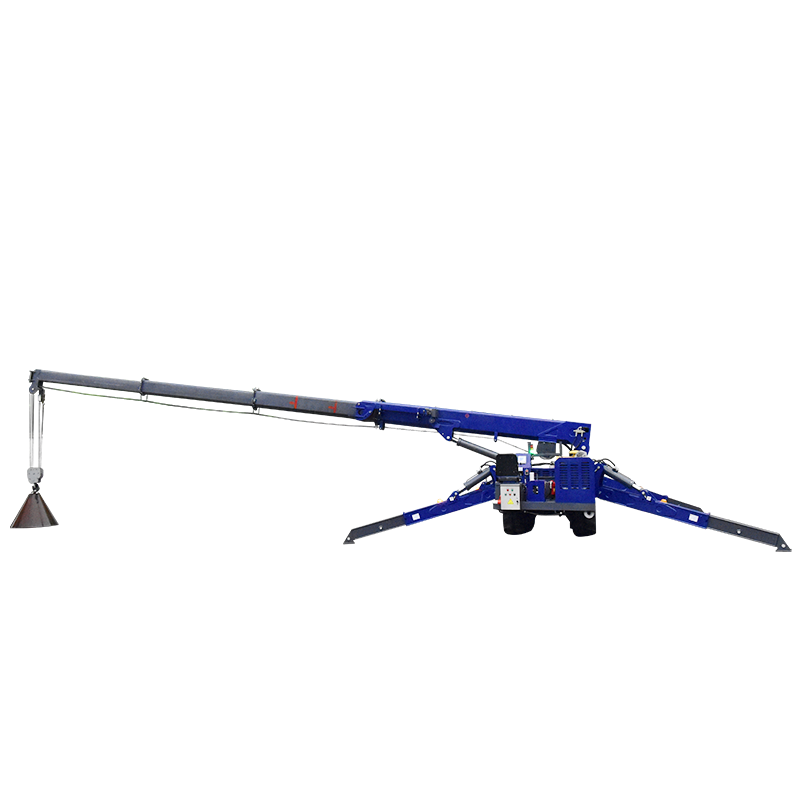 Hydraulic Mini Spider Tracked Boom Lift with Man Basket