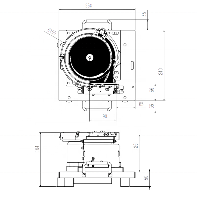 Industrial Vibrating Plate Vibrating Bowl Automation Equipment Vibratory Tray Feeder