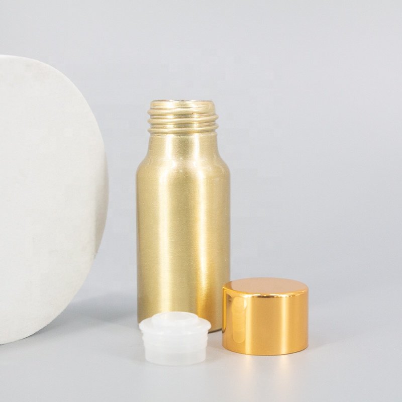 Wholesale empty aluminum bottles for essential Oil water/cosmetics/beer custom can 30ml 50ml 60ml 80ml 100ml 200ml