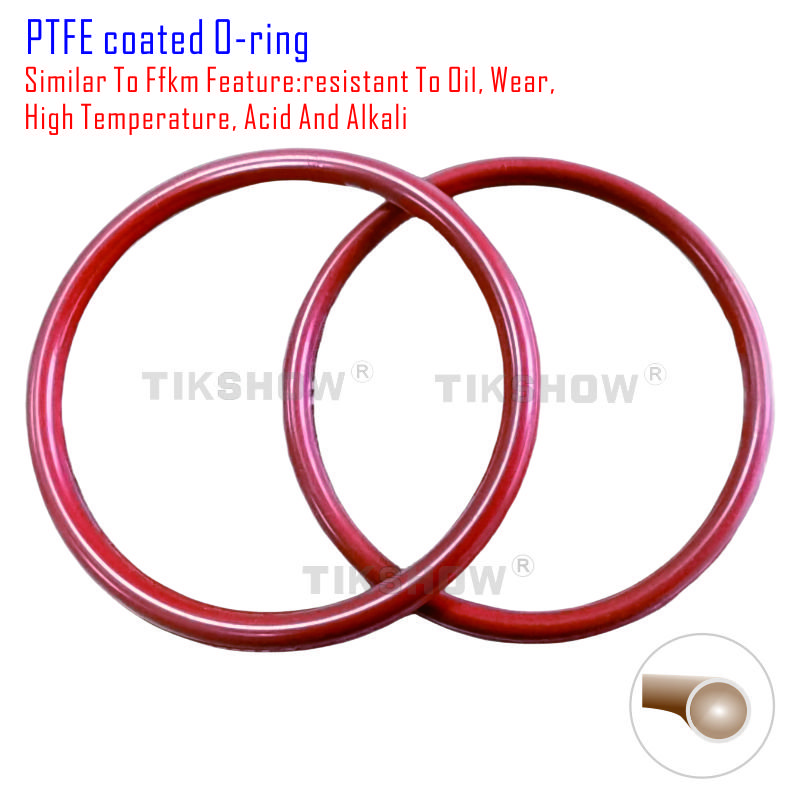 PTFE,PEEK,UHMW-PE Spring Energized Seals PTFE Spring loaded Seals PTFE coated FFKM HNRB FKM Silicone O-ring Seals