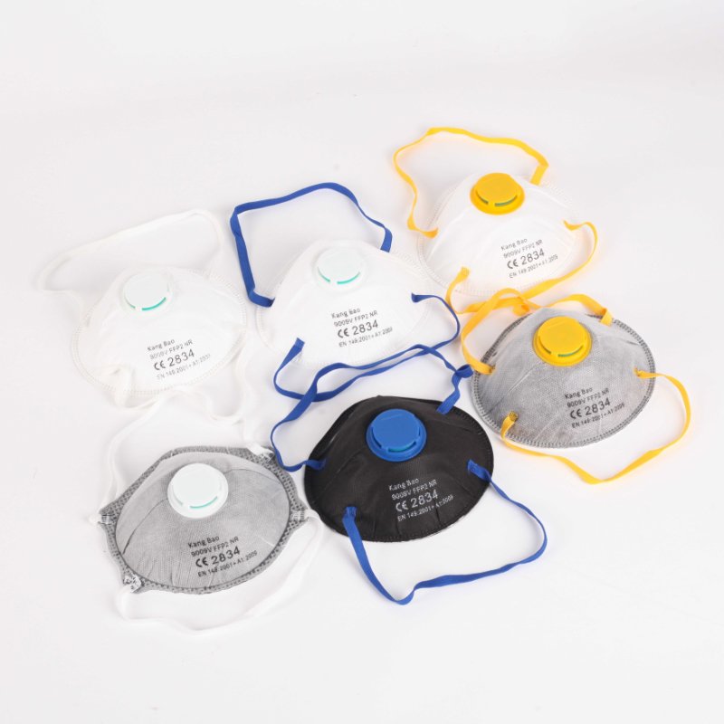 Ready Stock face mask for spray painting ce 4 Layer Masks P2 disposable respirators & masks ffp2 masken ffp 2 with Valve