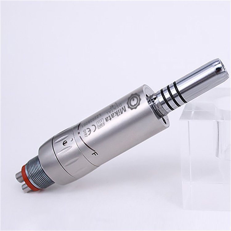 L-M2 1-1 Dental Equipment Inner Water Spray 2/4 Hole Air Motor Low Speed Handpiece Dental Drill Dentistry Stainless Steel Body