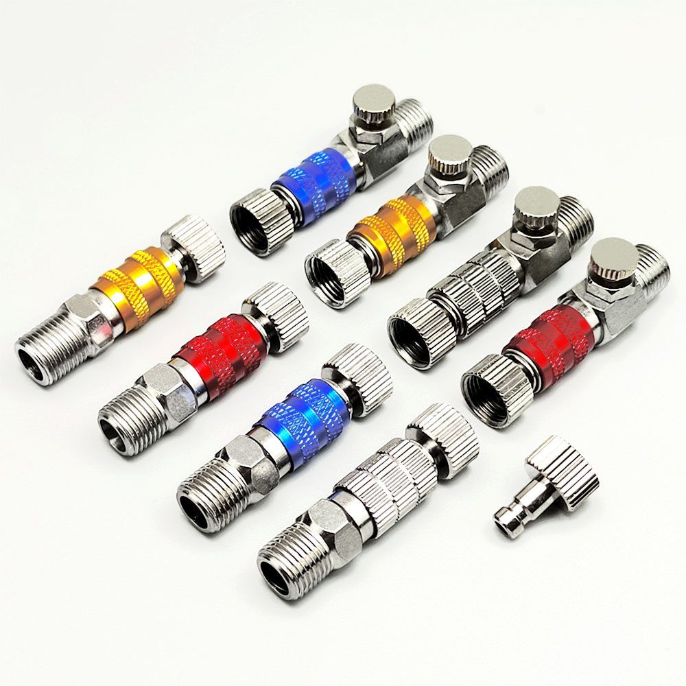 airbrush Air current Brush Quick release Adapter Fitting Control Valve Quick Disconnect tool for 1/8-inch sprayer gun