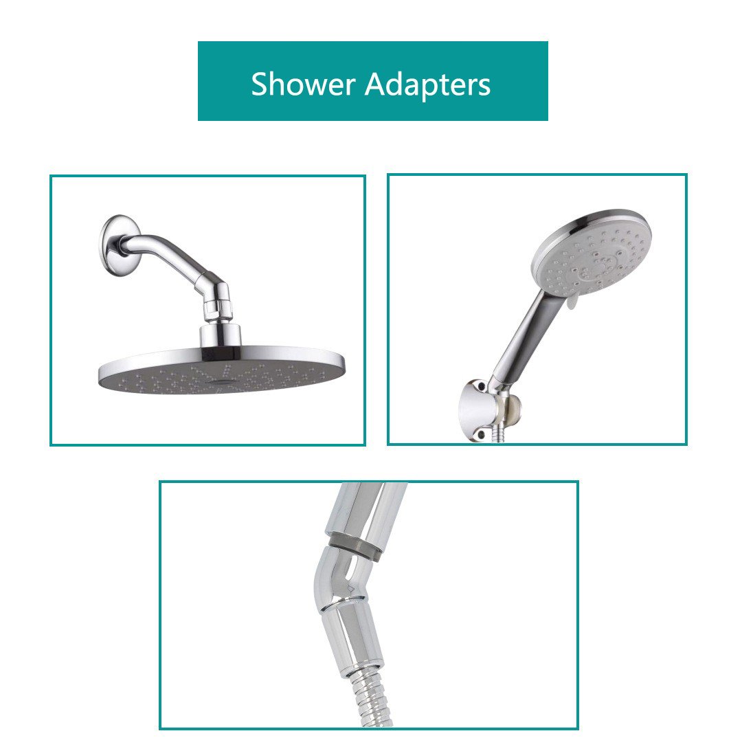 WELS CUPC Top spray shower 90 degree adapter shower head parts accessory shower head elbow adapter