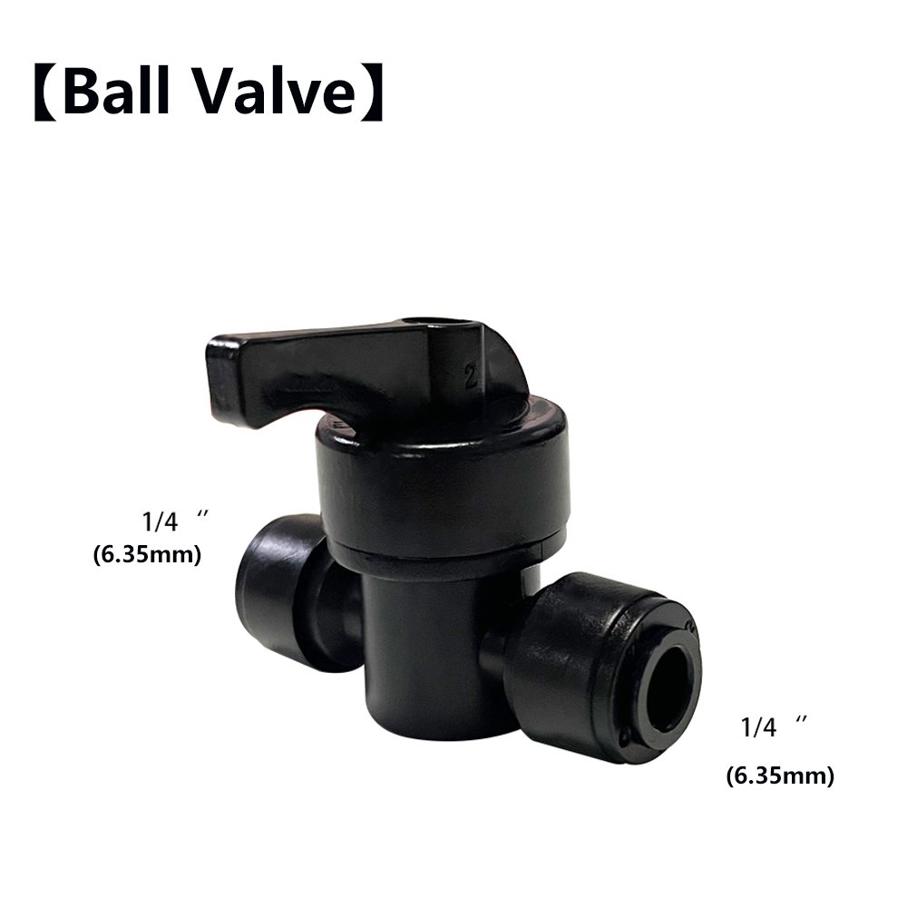 1/4 Outdoor Garden Misting System Black Quick Connect Sprayer Kit with Tee Elbow Cap and Plug for Plant & Flower Irrigation