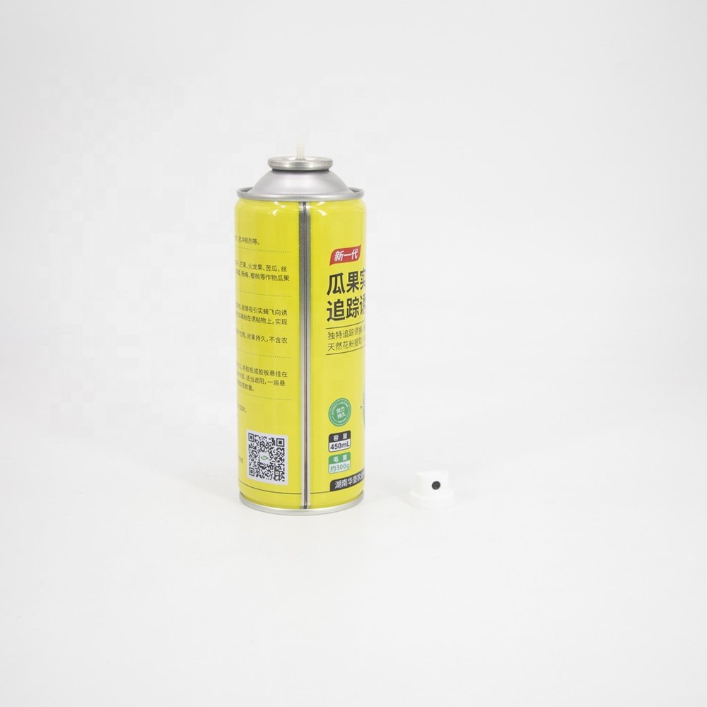 OEM 65mm diameter empty aerosol spray bottle latex paint empty aerosol tin can with metal valve