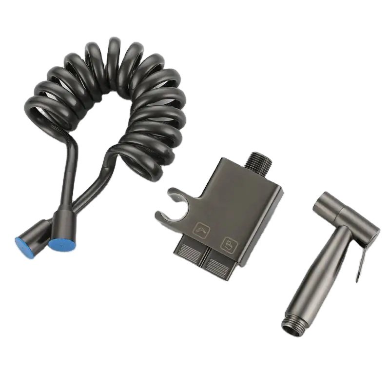 304 stainless steel piano keys toilet pressure spray gun tap shattaf toilet partner one into two Angle valve