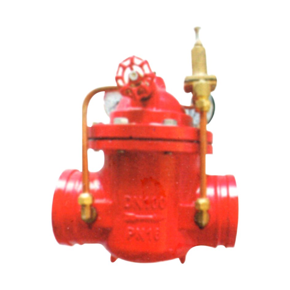 Hydraulic Ball Valves with Grooved Pilot Valve for Water Media Angle Structure General Application