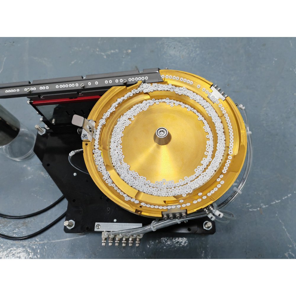 Customized Vibrating Bowl Feeder with Adjustable Speed for All Kinds 3C Electronic Precision Parts Featuring Core PLC Components