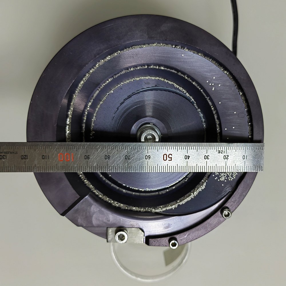 Customized Vibrating Bowl Feeder with Adjustable Speed for All Kinds 3C Electronic Precision Parts Featuring Core PLC Components