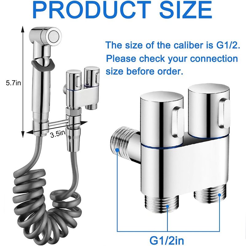 Brass Valve Body Warm Water Bathroom Spray Gun Shataf WC ABS Hand Held Muslim Shower Shattaf Bidet Faucet Sprayer for Toilet