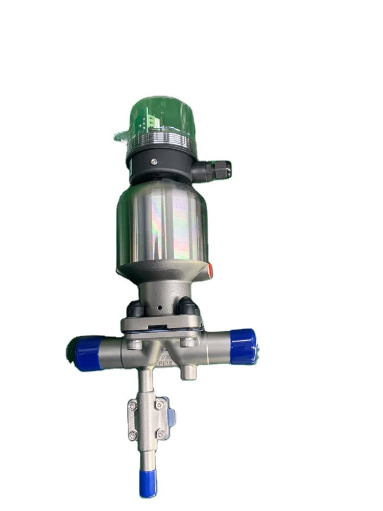 SS316L Food Grade 3-way elbow type Clamping Diaphragm Valves for pharmacy