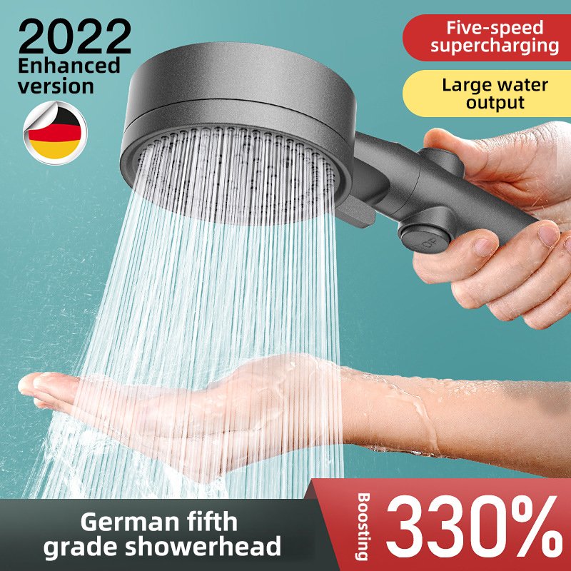 abs accessory in-wall shower faucets shower head set tankless battery powered water heater mist aroma 3 modes shower head