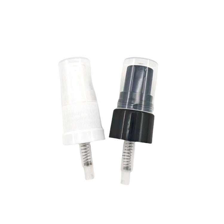 hot sale air perfume spray equipment 28/410 wholesale black plastic sexy body spray head pump house for essential oil bottle