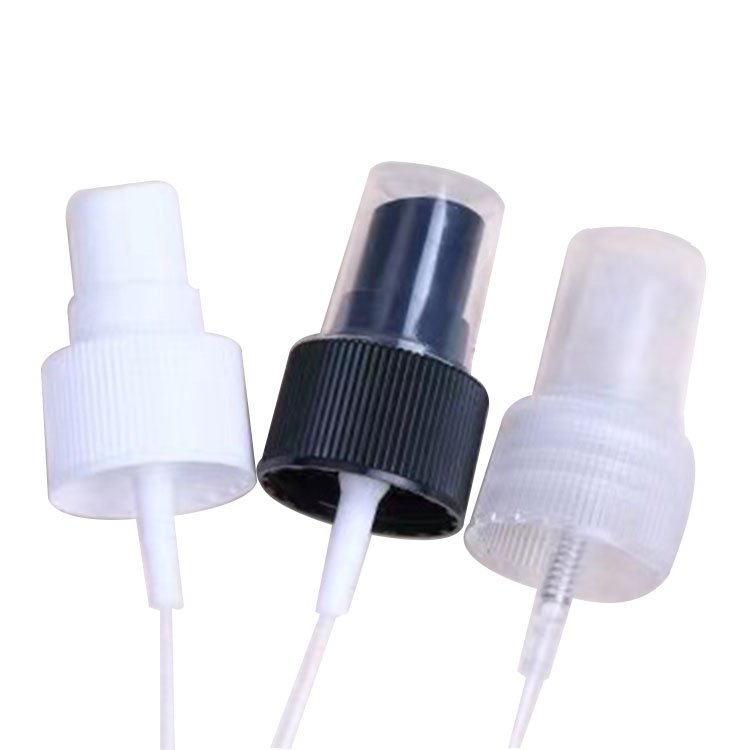 hot sale air perfume spray equipment 28/410 wholesale black plastic sexy body spray head pump house for essential oil bottle