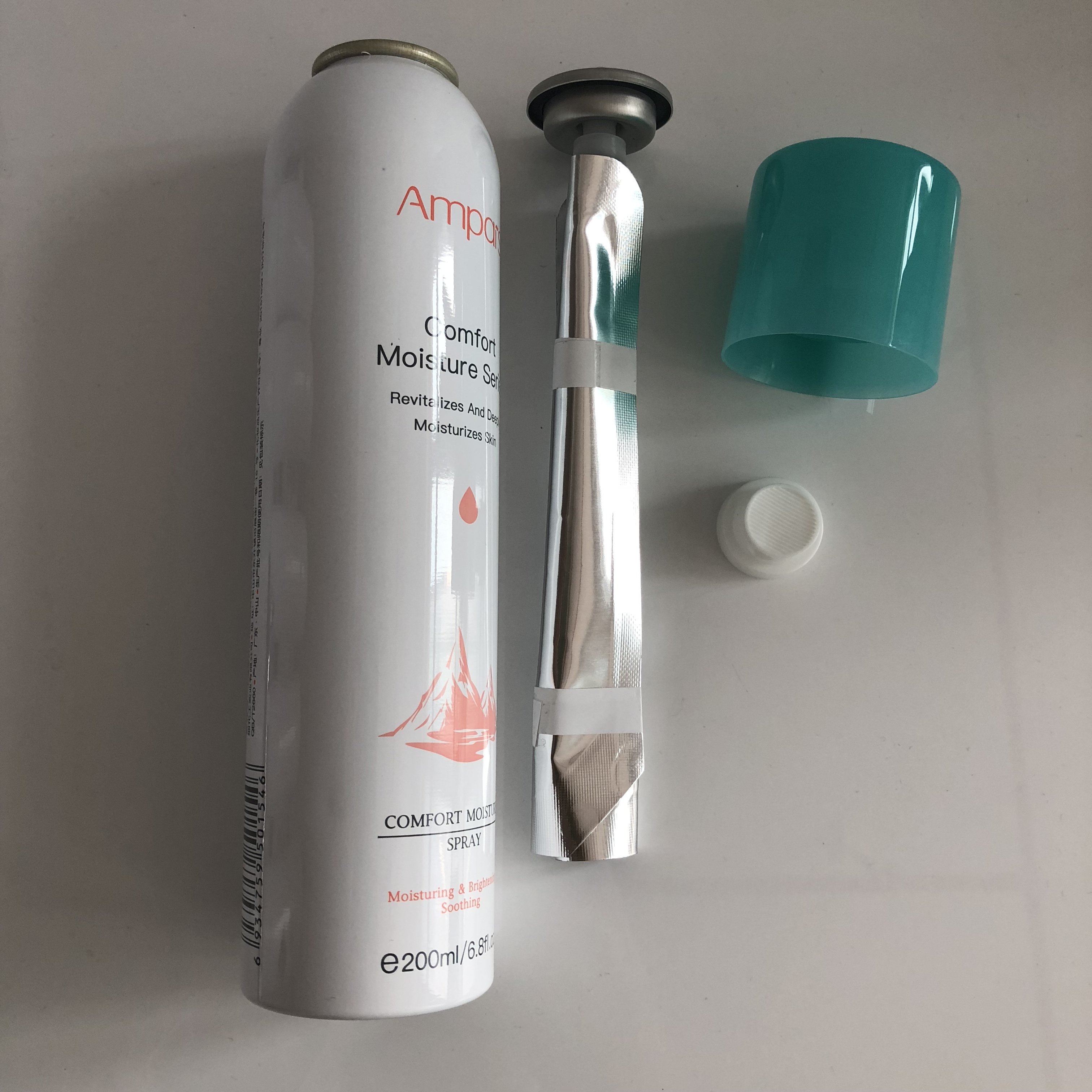 Aluminum Aerosol Bag On Valve With Actuator Used For Spring Water Face Spray