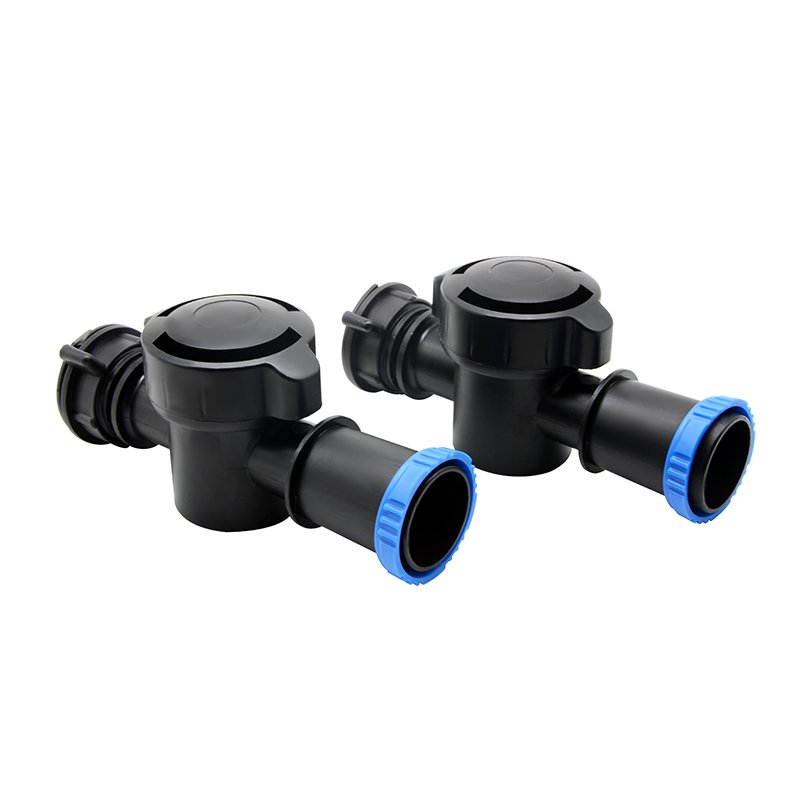 Irrigation system drip hoses irrigation rain pipe Offtake valve to PE oval hose for De40mm rain tape