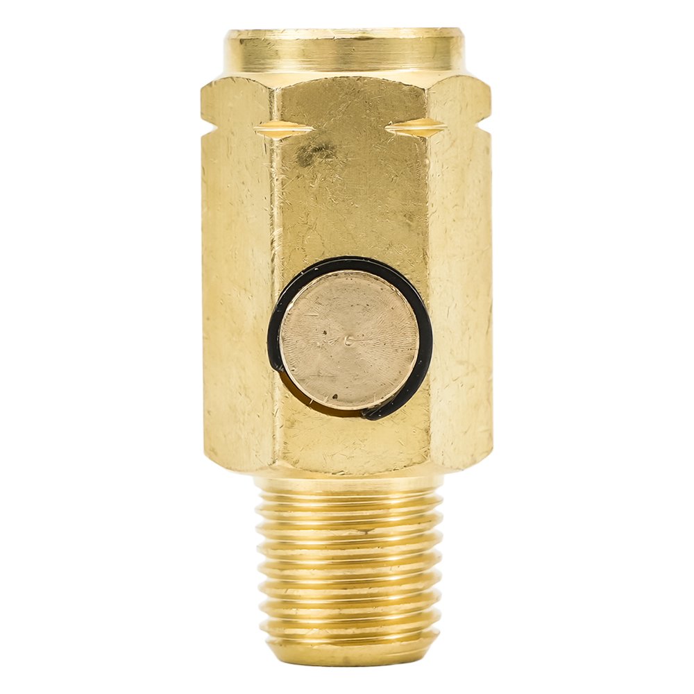 Brass In-line Air Flow Regulator Valve 1/4" NPT Male To Female Fitting Air Pressure Compressor Control Tool