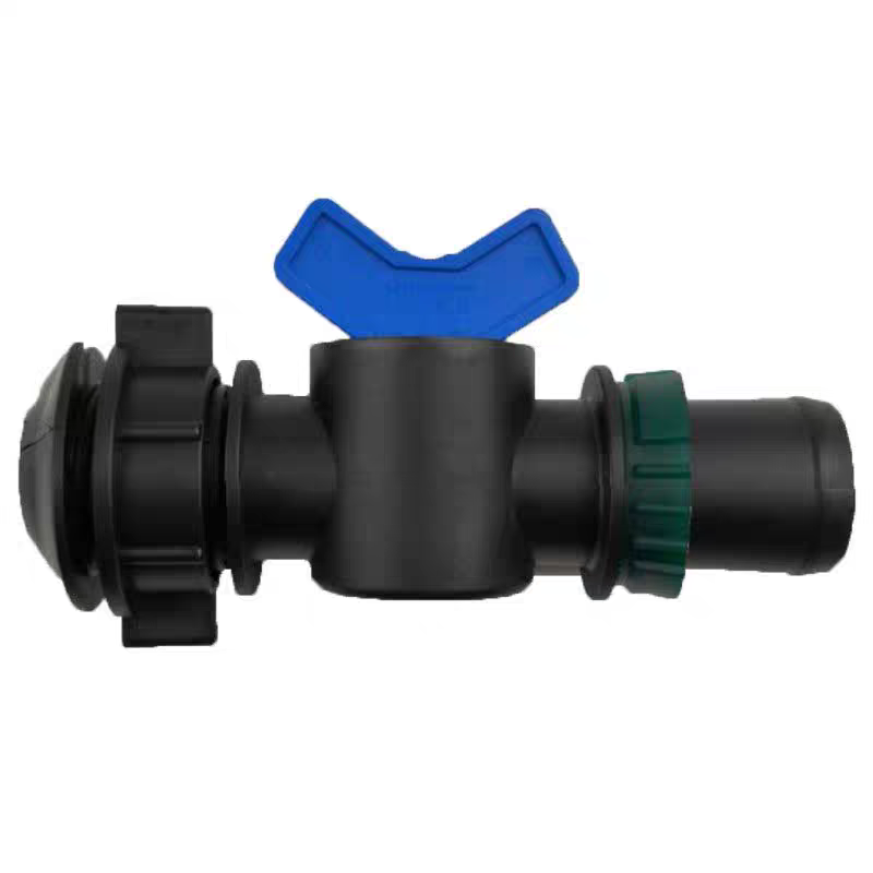 china valve manufacturer agriculture plastic offtake valve 25mm 28mm 32mm pe layflat hose accessories for farm irrigation system