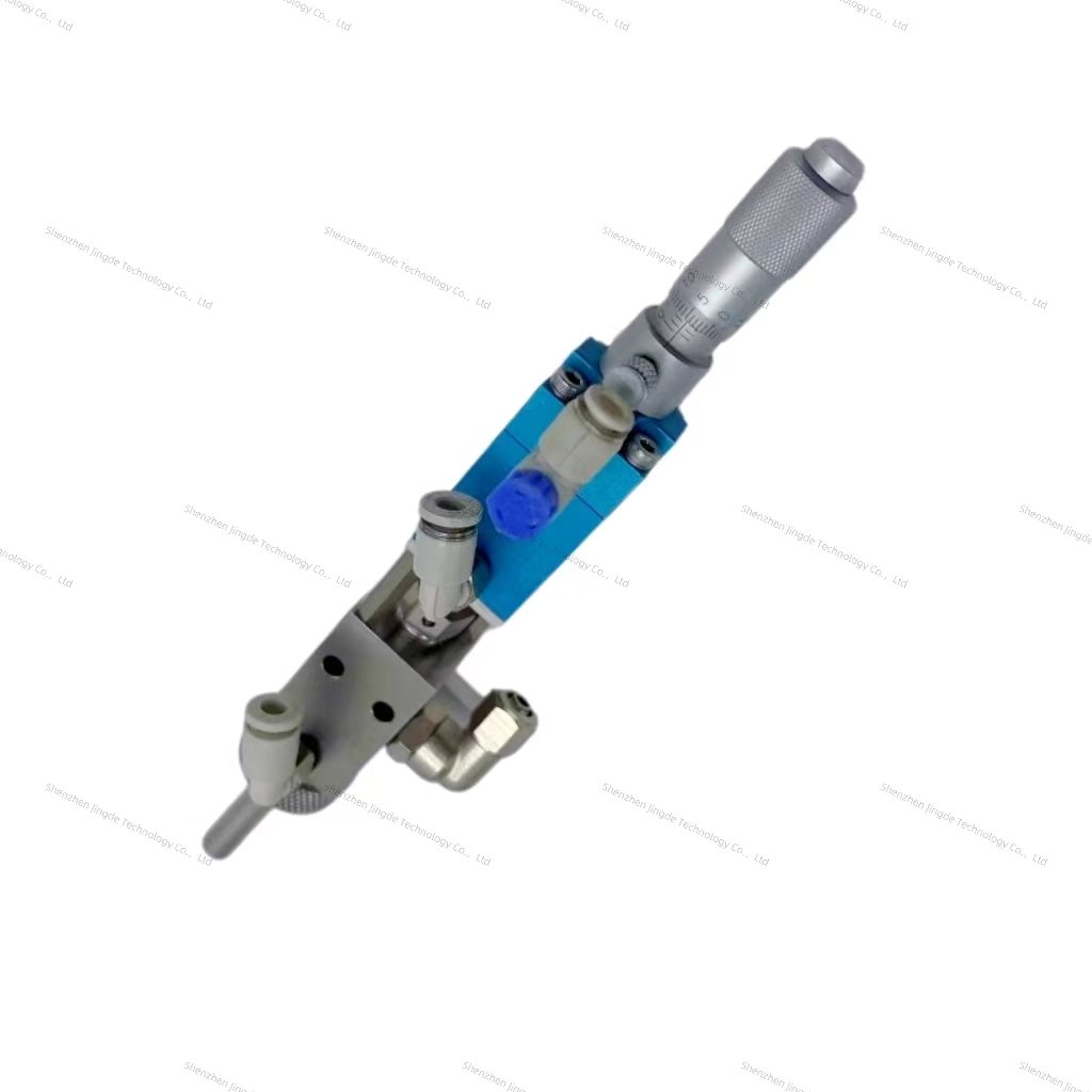Precision high viscosity spray atomization valve, three proofing coating film, spray dispensing valve customization
