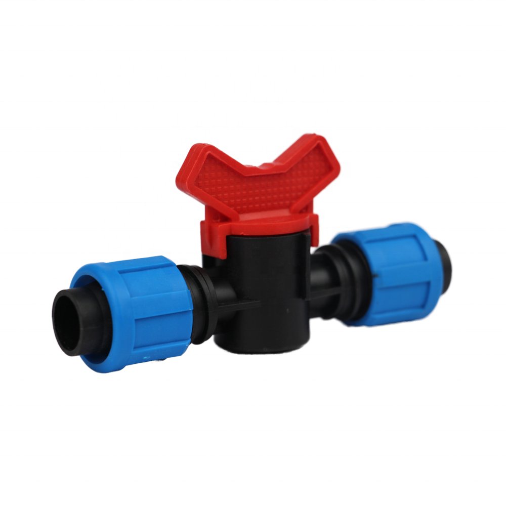 Micro-Spray Drip Irrigation System with Plastic PE Water Pressure Regulating Check Valve Including Hose Valve