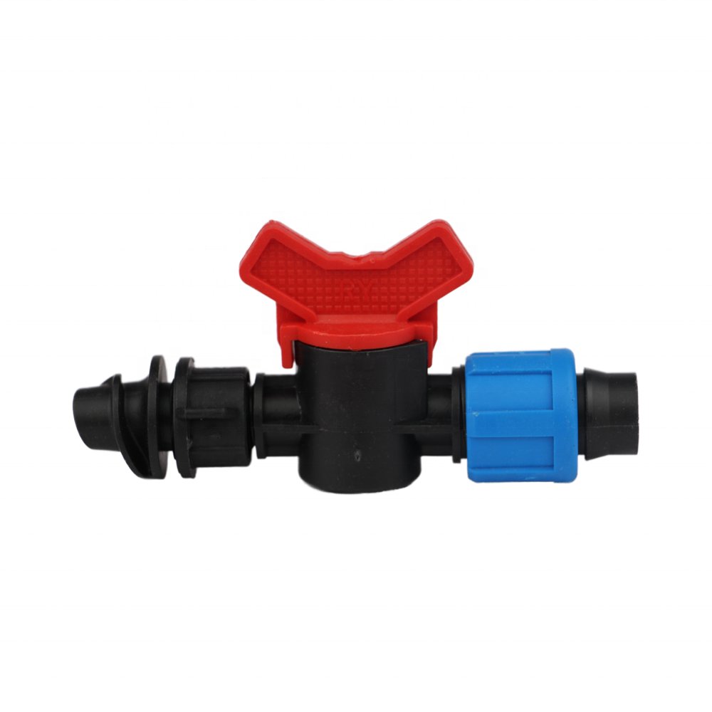 Micro-Spray Drip Irrigation System with Plastic PE Water Pressure Regulating Check Valve Including Hose Valve