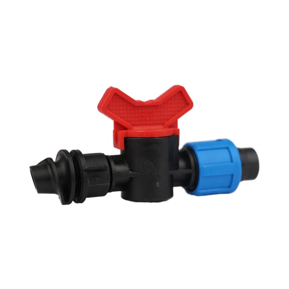 Micro-Spray Drip Irrigation System with Plastic PE Water Pressure Regulating Check Valve Including Hose Valve