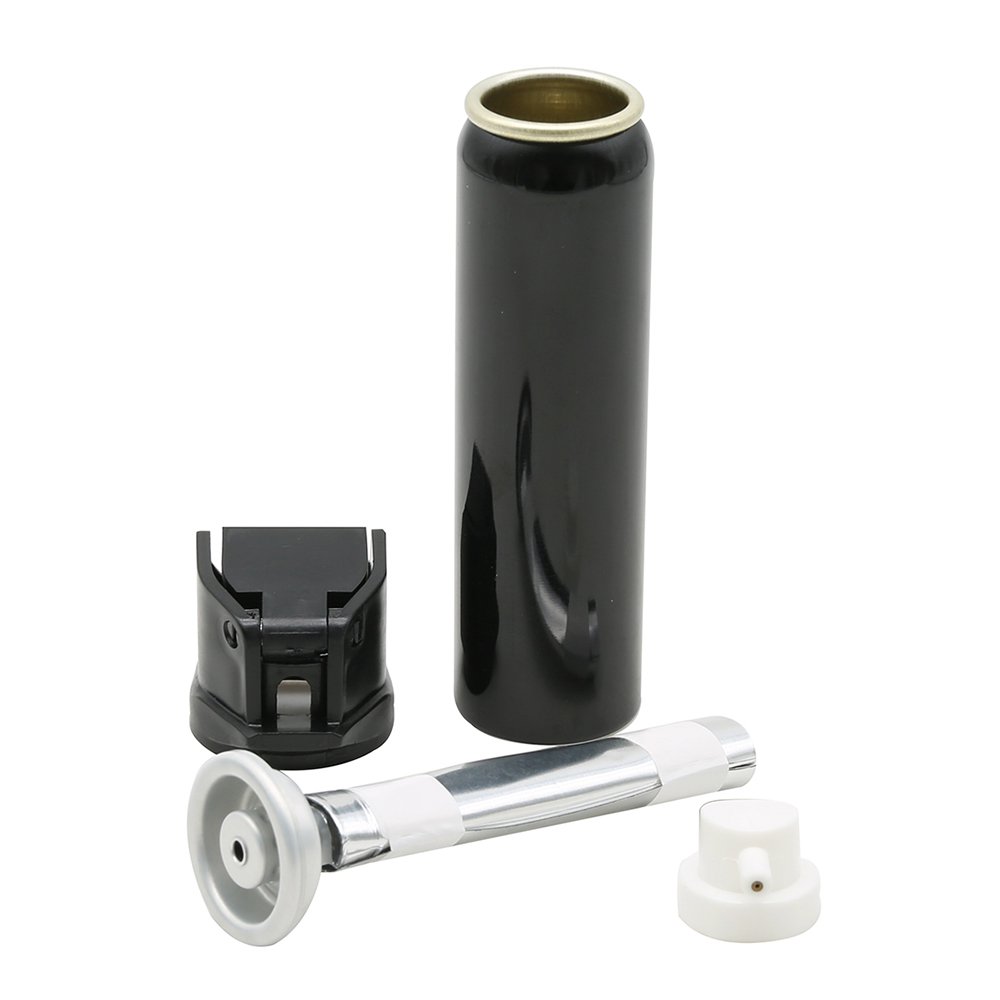 Custom printed empty aluminum aerosol spray cans with valve and actuator