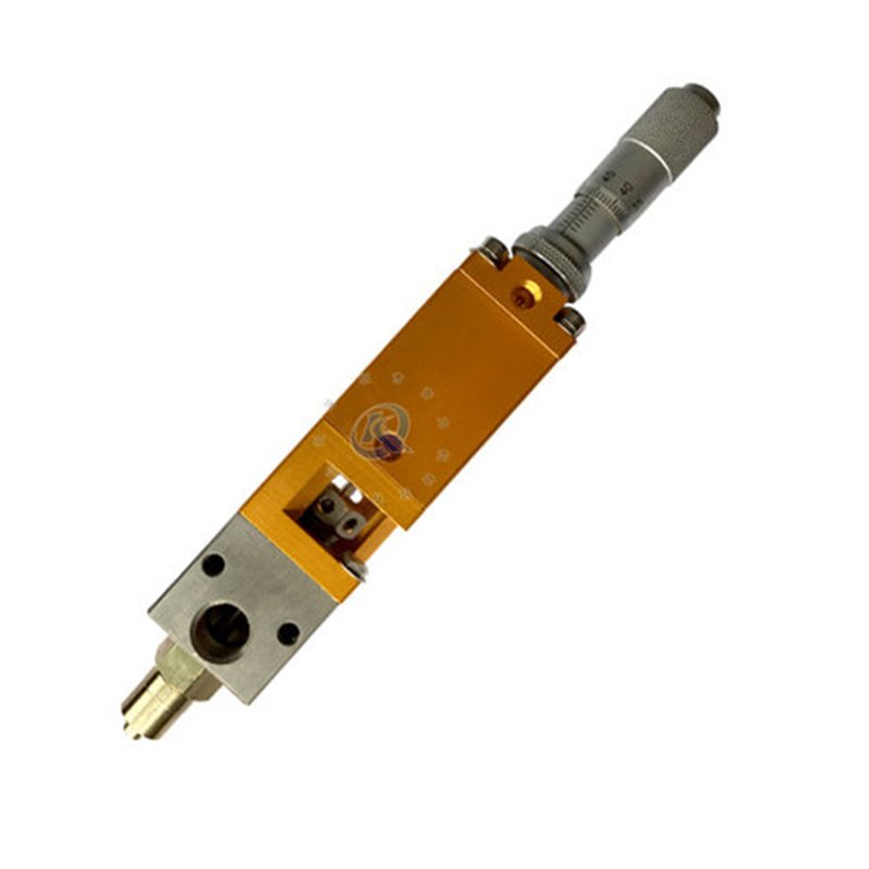 Precision Thimble Type Micrometer Uv Glue Spray Dispensing Valve