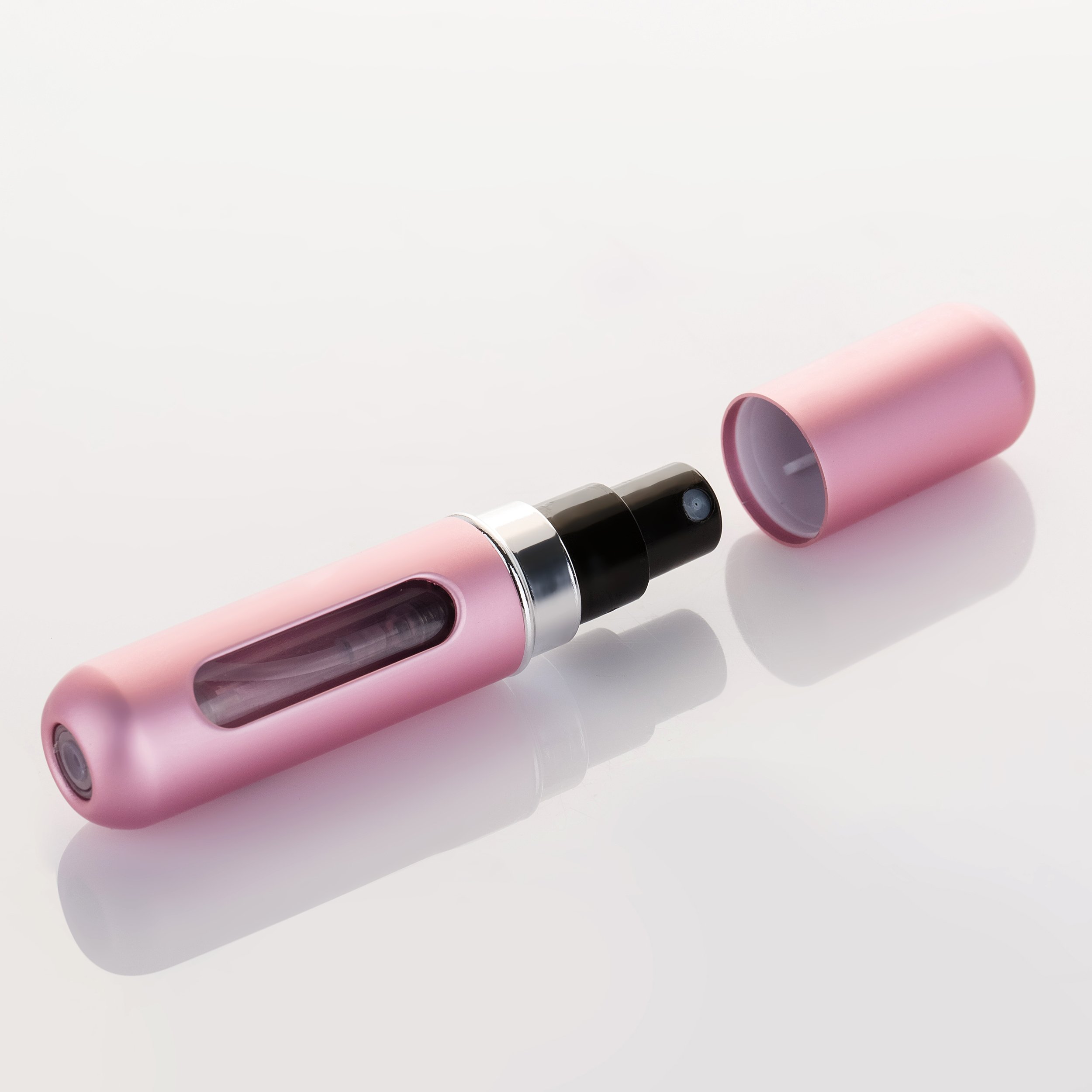 BYPE BY PERFUME 5ml Easy Fill Refillable Travel Perfume Atomizer Pump Spray Bottle Mini Perfume Spray Container Aluminum