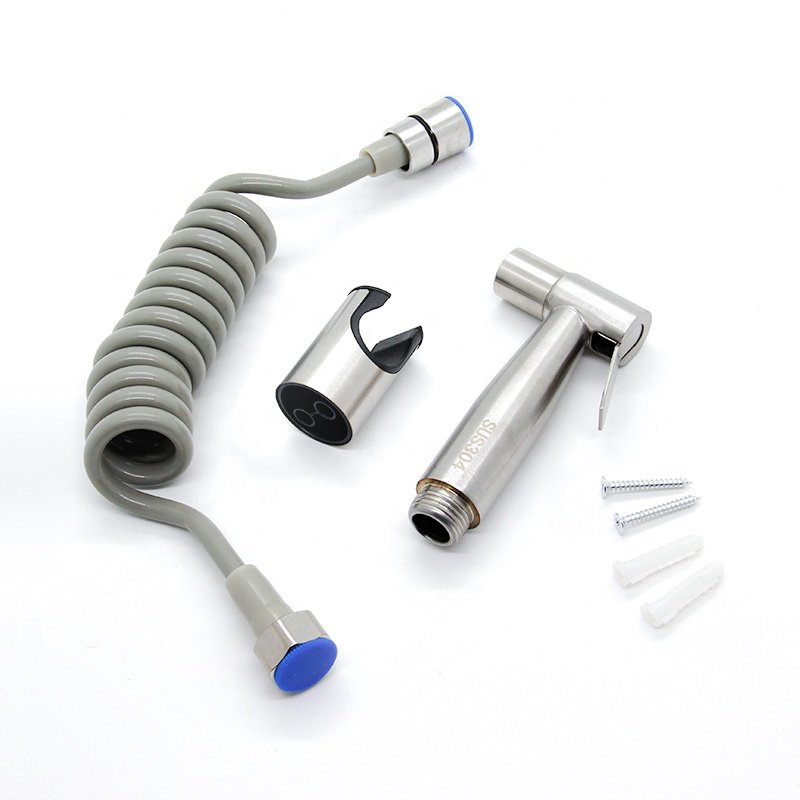 Shattaf Bidet Spray Muslim Handheld Sprayer Health Faucet Mixer Shower Tap Set With T-Valve
