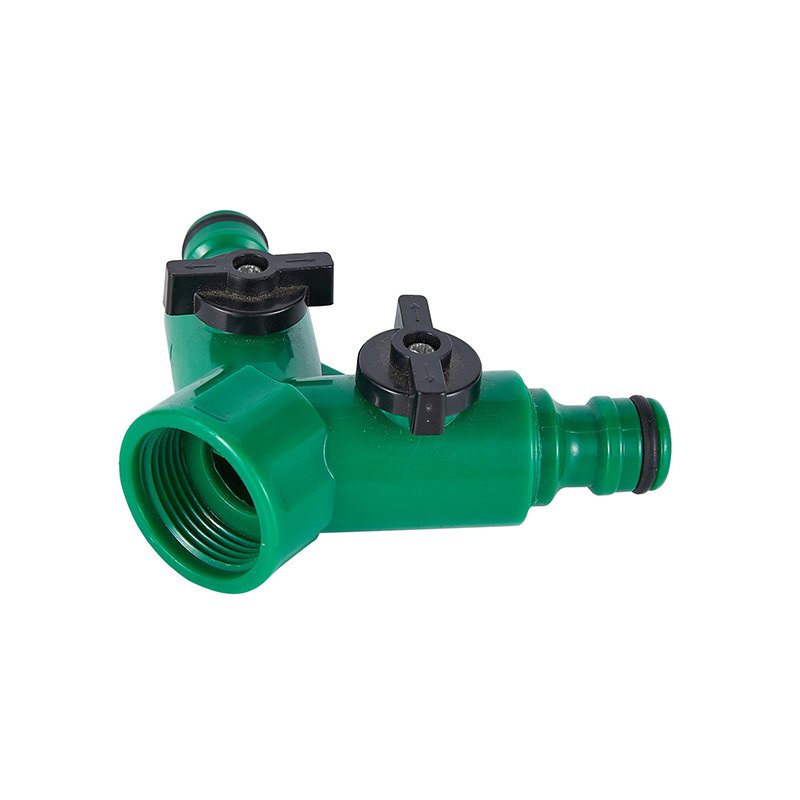 Garden Water Spray 3 Way Valve Y Shut Off Hose Quick Connector
