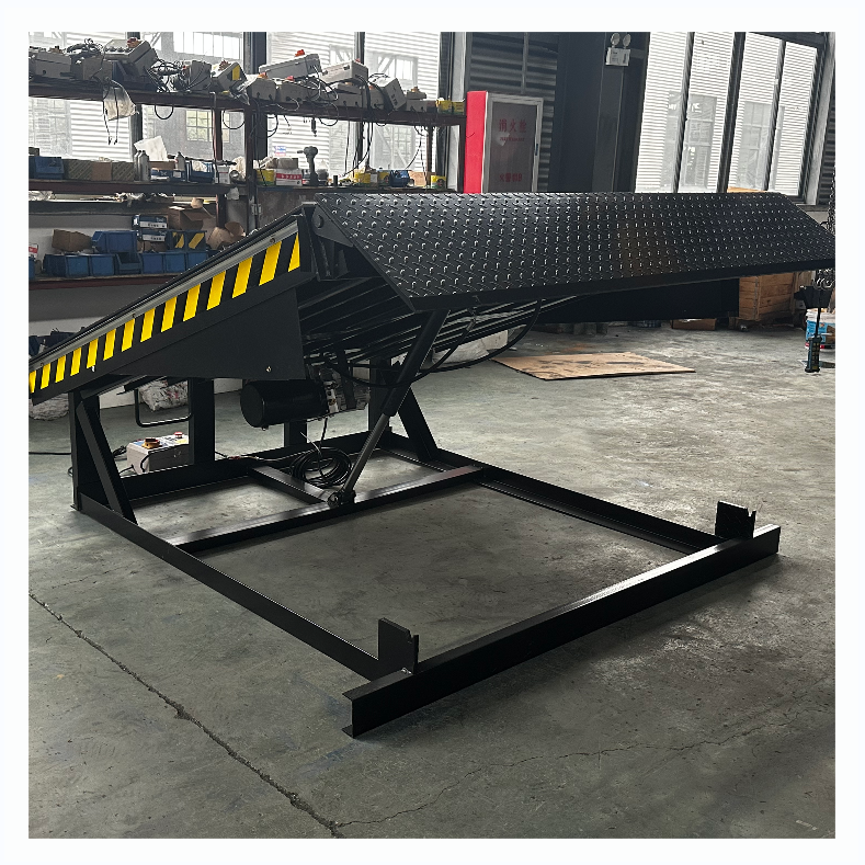 Factory Electric/Manual Loading Dock Leveller Container Ramp Load Platform for Retail Warehouses Condition Pump Motor Forklifts